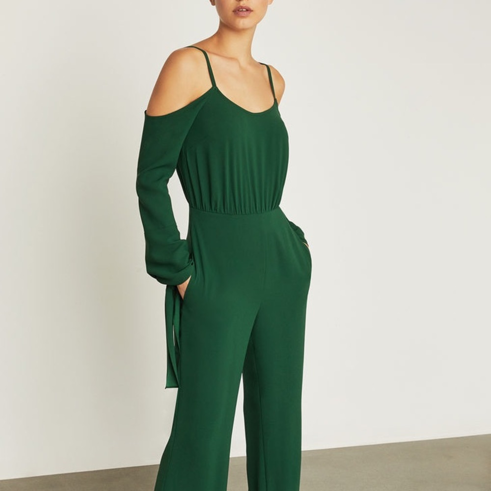 BCBG MaxAzria Jordane Cold Shoulder Jumpsuit